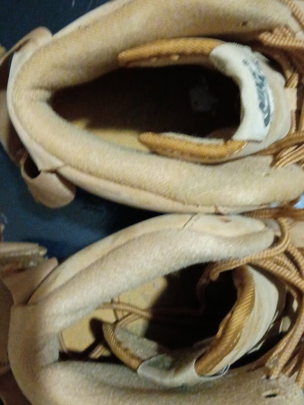 Nike Air Force 1 High ’07 Flax Wheat Men’s Size 12 Suede Sneakers Tan Gum Sole - Picture 12 of 13